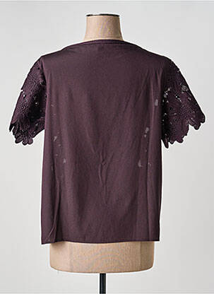 Top mâneci scurte mâneci scurte violet I.CODE (By IKKS) femeie
