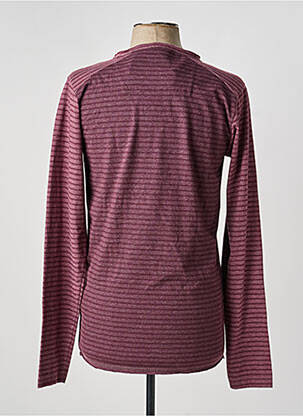 Tricou croială cambrată mâneci lungi violet DSTREZZED bărbat
