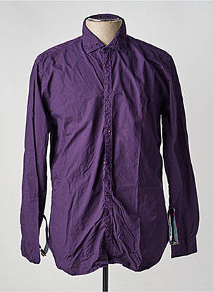 Cămașă cu mâneci lungi croială cambrată violet SCOTCH & SODA bărbat