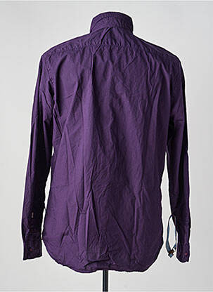 Cămașă cu mâneci lungi croială cambrată violet SCOTCH & SODA bărbat
