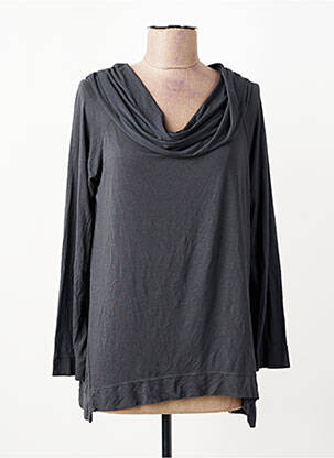 Tricou mâneci 3/4 mâneci 3/4 gri PAKO LITTO femeie