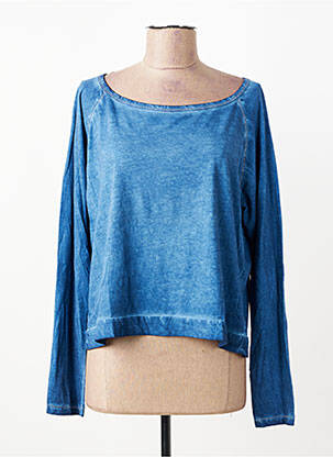 Tricou mâneci lungi mâneci lungi albastru PAKO LITTO femme