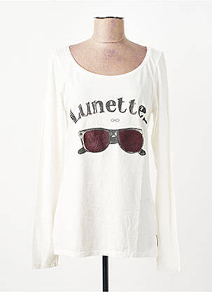 Tricou mâneci lungi mâneci lungi bej MAISON SCOTCH femeie