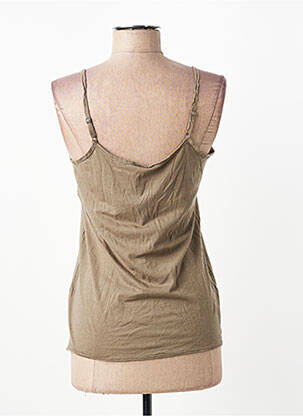 Top țesătură jersey bretele subțiri verde I.CODE (By IKKS) femeie