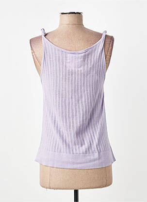 Top țesătură jersey bretele subțiri violet GESCOT femeie
