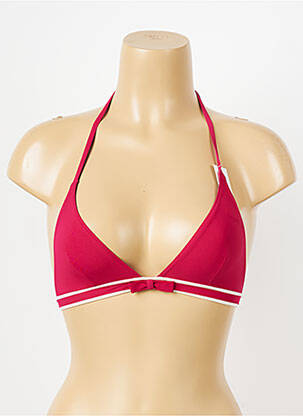 Sutien de costum de baie elasticitate top triunghiuri roz PRINCESSE TAM-TAM femeie