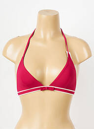 Sutien de costum de baie elasticitate top triunghiuri roz PRINCESSE TAM-TAM femme