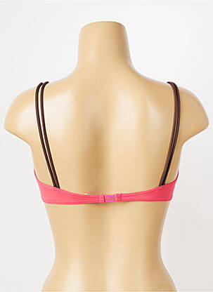 Sutien de costum de baie elasticitate sutien balconet cu decolteu înalt roz PRINCESSE TAM-TAM femeie