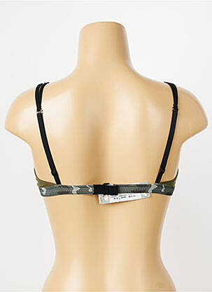 Sutien broderie sutien cupe întregi cu decolteu înalt verde DDP femme
