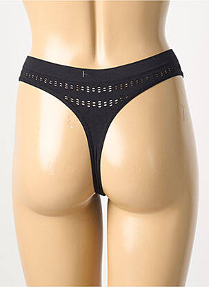 Tanga elasticitate negru JIPEPE femeie