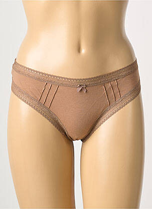 Tanga elasticitate maro PRINCESSE TAM-TAM femeie