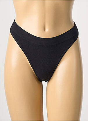 Tanga elasticitate negru JIPEPE femeie
