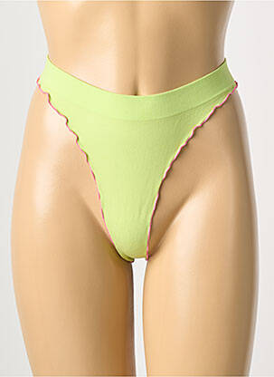 Tanga elasticitate verde JIPEPE femeie