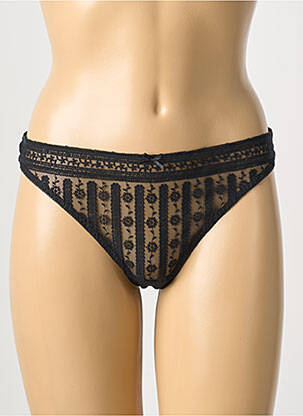 Tanga elasticitate negru PRINCESSE TAM-TAM femeie