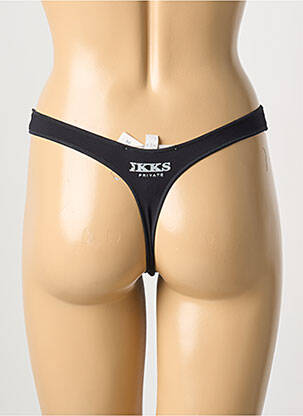 Tanga elasticitate negru IKKS femeie