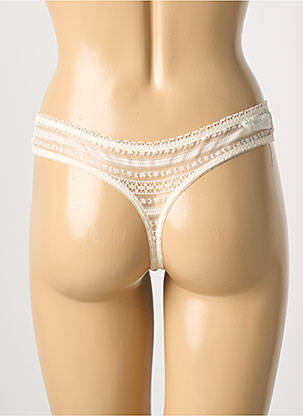 Tanga elasticitate bej PRINCESSE TAM-TAM femeie