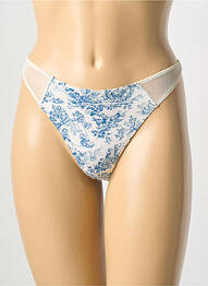 Tanga elasticitate albastru DDP femme