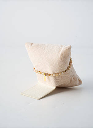 Brățară ornament piatră bej BY GARANCE femeie
