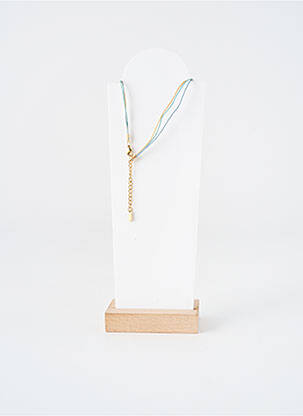 Colier ornament cu mărgele albastru BY GARANCE femeie