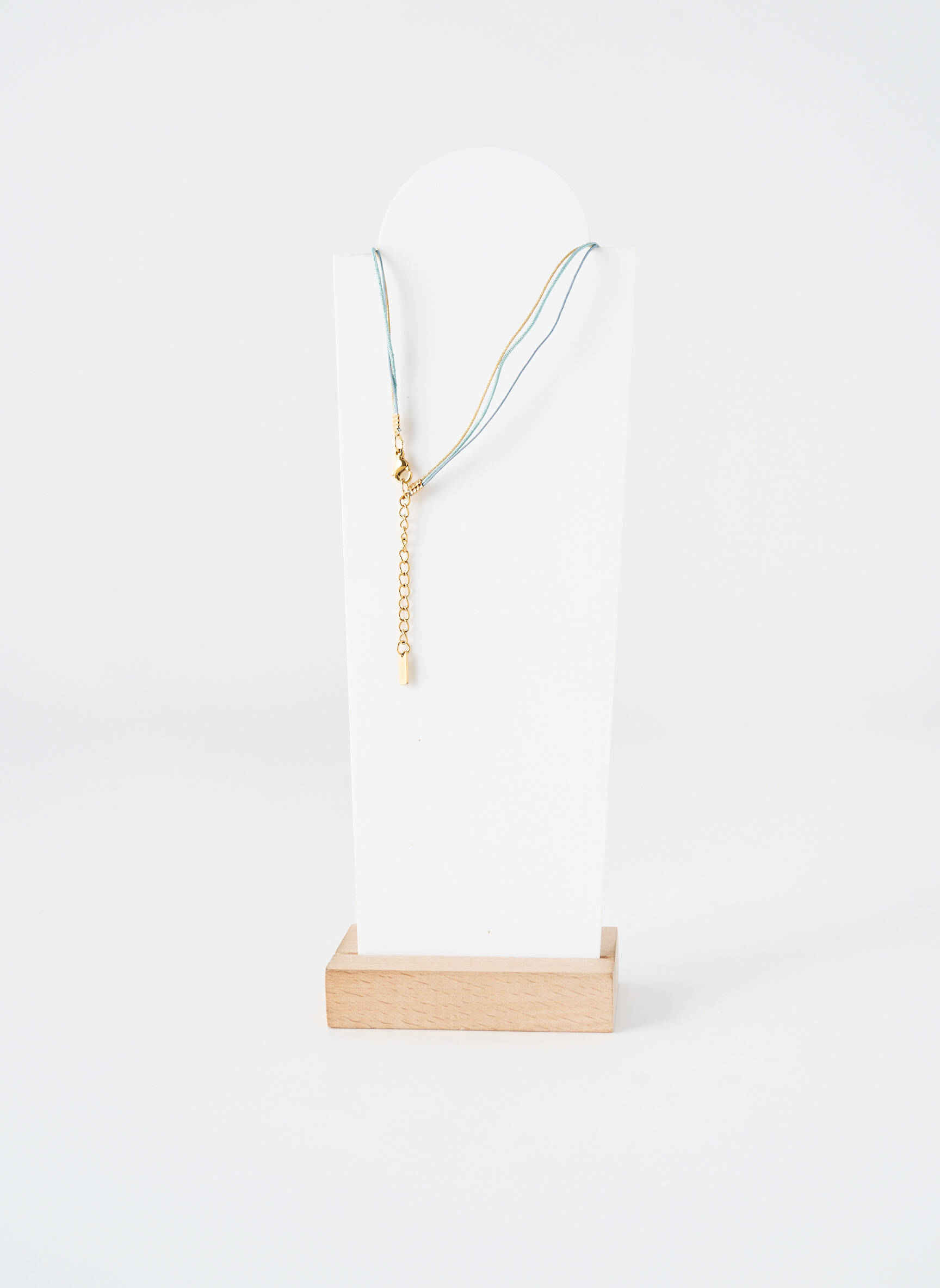 Colier ornament cu mărgele albastru BY GARANCE femeie