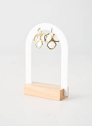 Cercei ornament piatră alb FRANCK HERVAL femeie