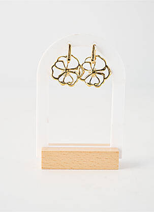 Cercei ornament piatră roz FRANCK HERVAL femeie
