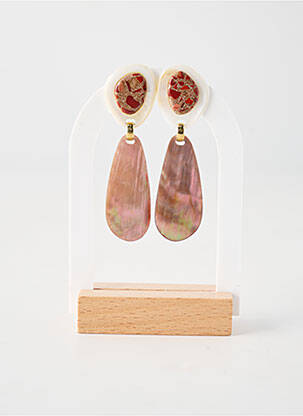 Cercei materiale placate cu aur roz NATURE BIJOUX femeie