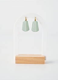 Cercei închidere cu închizătoare tip clips albastru NATURE BIJOUX femeie