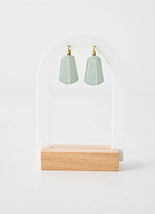 Cercei închidere cu închizătoare tip clips albastru NATURE BIJOUX femeie