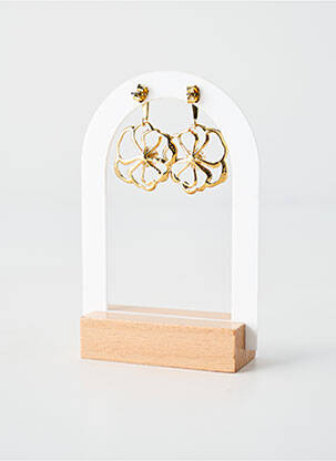 Cercei ornament piatră roz FRANCK HERVAL femeie