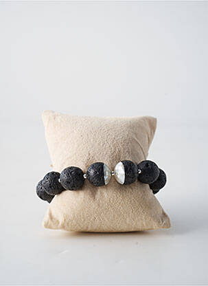 Brățară ornament cu mărgele negru NATURE BIJOUX femeie