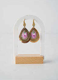 Cercei materiale placate cu aur violet NATURE BIJOUX femeie