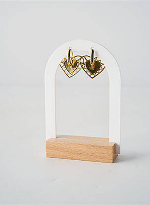Cercei închidere cu închizătoare tip clips albastru NATURE BIJOUX femeie