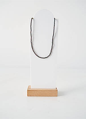 Colier ornament cu mărgele negru BELLE MAIS PAS QUE femeie