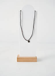 Colier ornament cu mărgele negru BELLE MAIS PAS QUE femeie