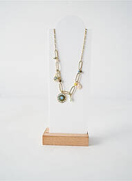 Colier materiale placate cu aur verde FRANCK HERVAL femeie