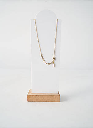 Colier ornament charmă / pandantiv auriu BY GARANCE femeie