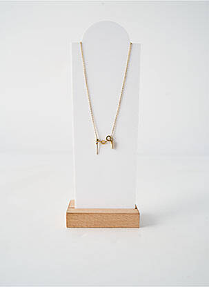 Colier materiale placate cu aur auriu BY GARANCE femeie