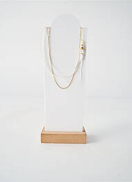 Colier materiale placate cu aur alb BY GARANCE femeie