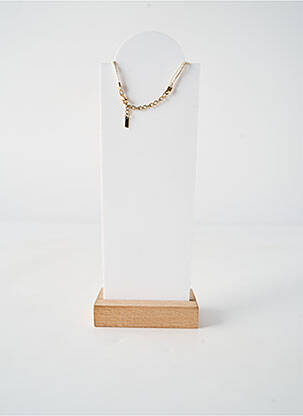 Colier ornament piatră alb BY GARANCE femeie