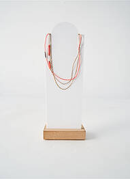 Colier ornament cu mărgele portocaliu BY GARANCE femeie