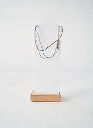 Colier materiale placate cu aur albastru BY GARANCE femeie
