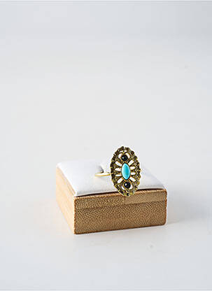Inel materiale placate cu aur albastru FRANCK HERVAL femeie