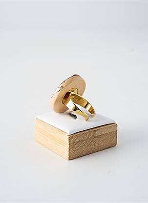 Inel ornament element din lemn gri NATURE BIJOUX femeie