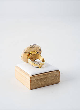 Inel ornament element din lemn albastru NATURE BIJOUX femeie