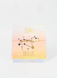Brățară ornament piatră bej BELLE MAIS PAS QUE femeie