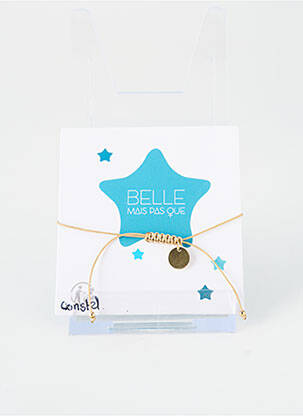 Brățară ornament piatră alb BELLE MAIS PAS QUE femeie
