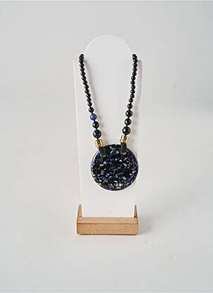 Colier materiale placate cu aur negru NATURE femeie