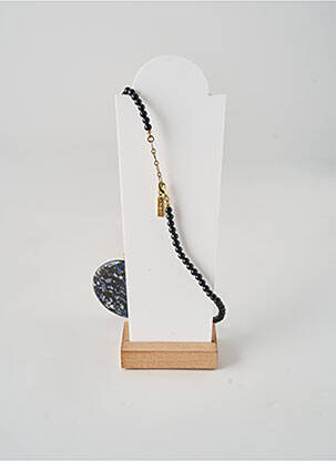 Colier materiale placate cu aur negru NATURE femeie