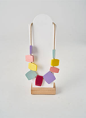Colier materiale placate cu aur violet NATURE femeie